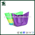Hot selling fashion silicone shopping bag, foldable shopping bag
